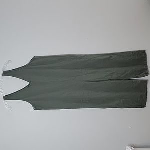 Universal Thread Green Cropped Linen jumpsuit